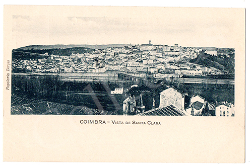 Postal antigo de Coimbra