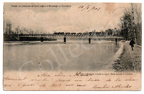 Postal antigo de Coimbra