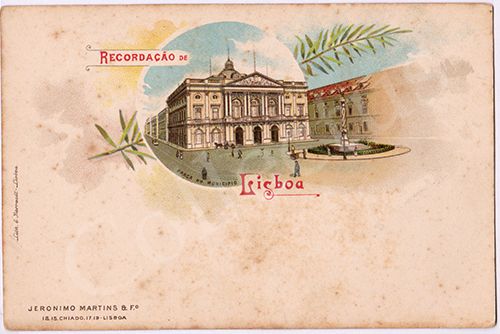 Postal antigo de Lisboa