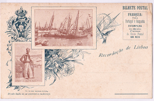 Postal antigo de Lisboa