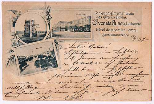 Postal antigo de Lisboa