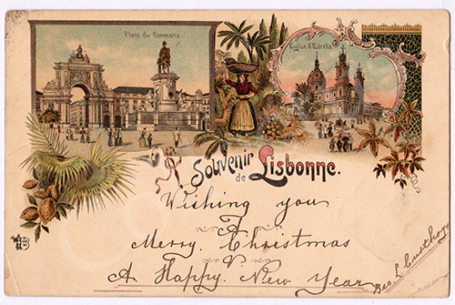 Postal antigo de Lisboa