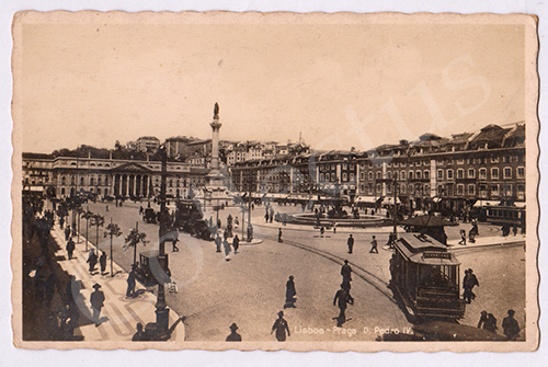 Postal antigo de Lisboa