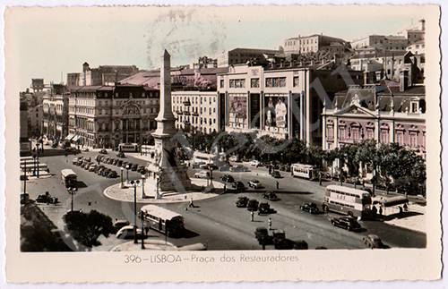 Postal antigo de Lisboa