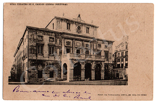 Postal antigo de Lisboa