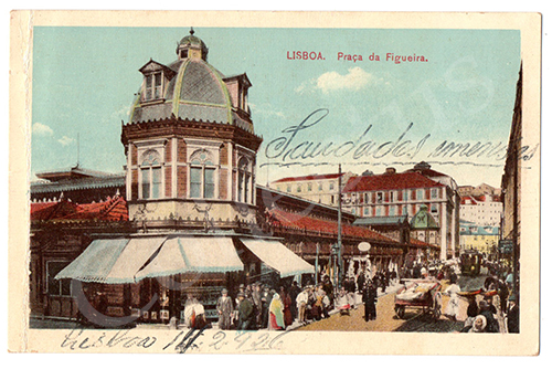 Postal antigo de Lisboa