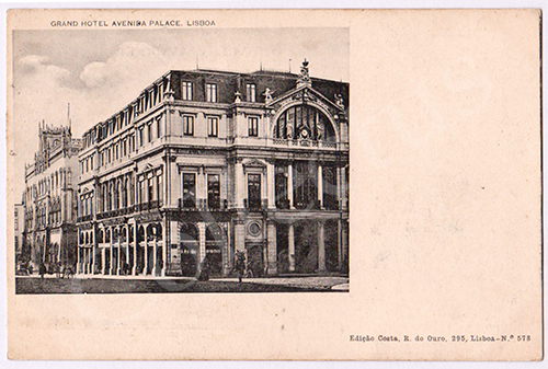 Postal antigo de Lisboa