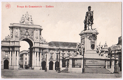 Postal antigo de Lisboa