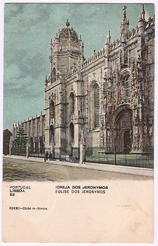 Postal antigo de Lisboa