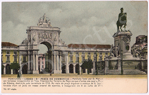 Postal antigo de Lisboa