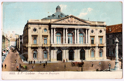 Postal antigo de Lisboa