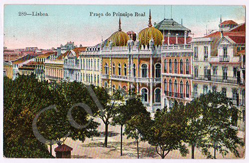 Postal antigo de Lisboa