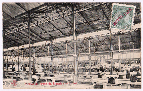 Postal antigo de Lisboa